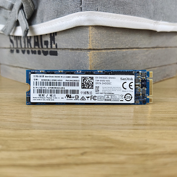 SSD-диск SanDisk X400 TLC 256GB M.2 2280 SATA (SD8SN8U-256G-1012) #Used